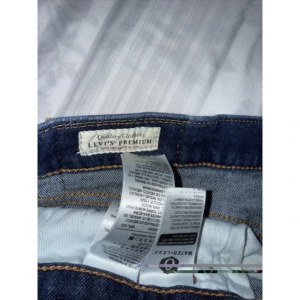 Levi's 512 Jeans Men's38x34 Blue Premium Denim Dark Wash